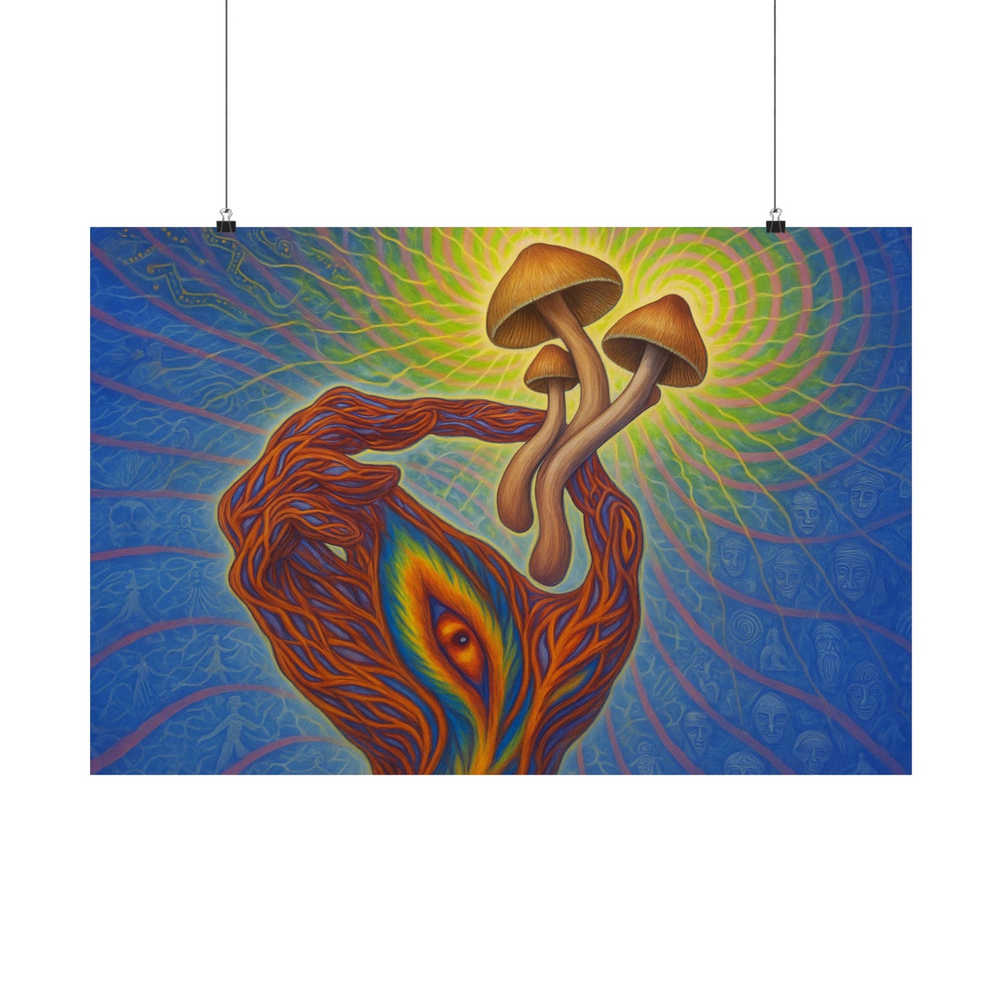 Psilocybin Trip Poster Art