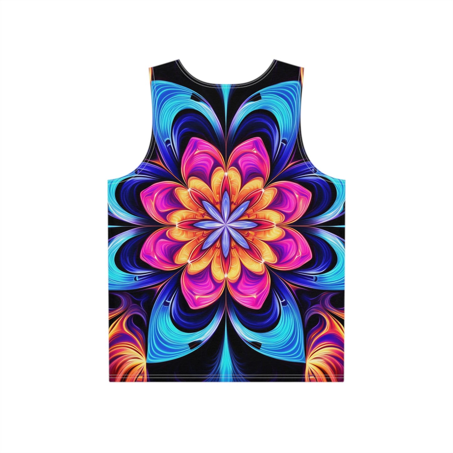 Floral Fusion Psychedelic Tank Top