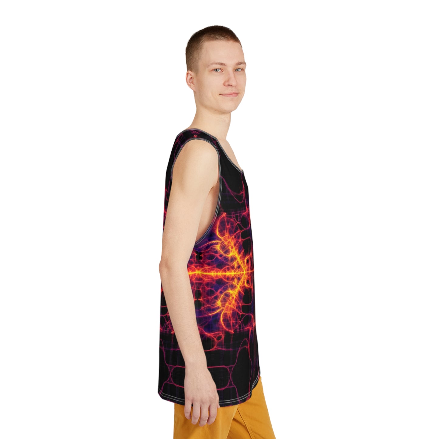 Electrifying Firestorm Psychedelic Tank Top