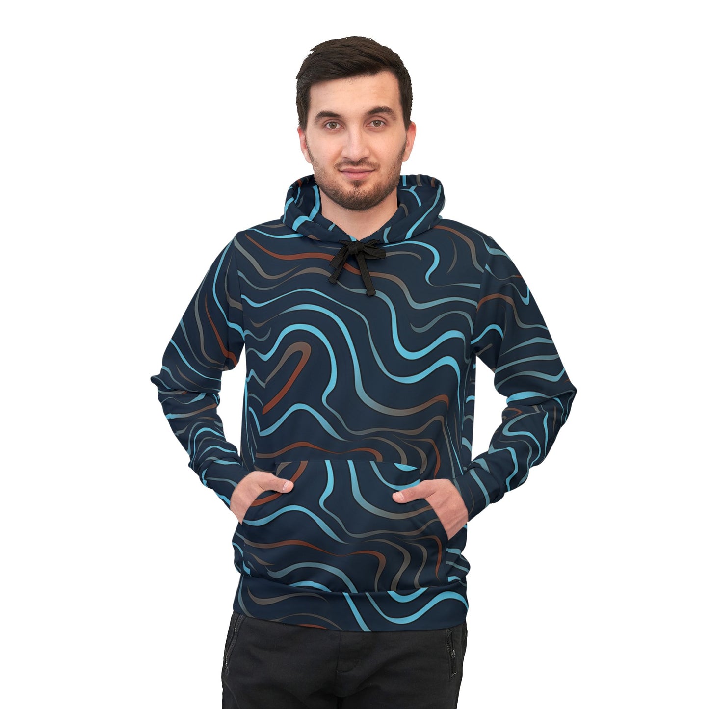 Oceanic Wave Psychedelic Hoodie