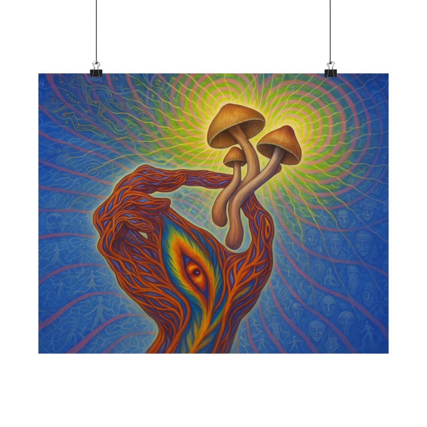 Psilocybin Trip Poster Art