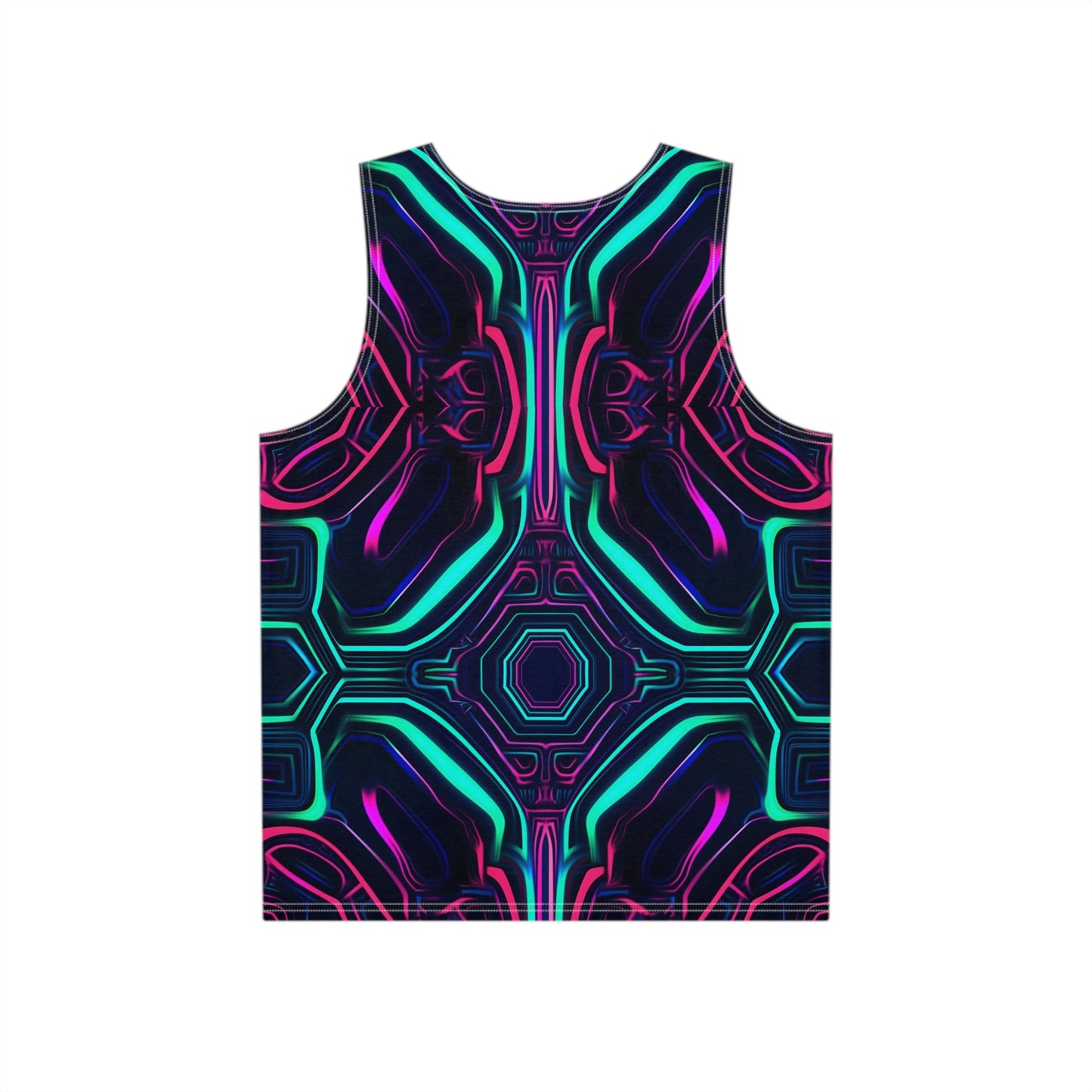 Neon Vortex Trippy Tank Top