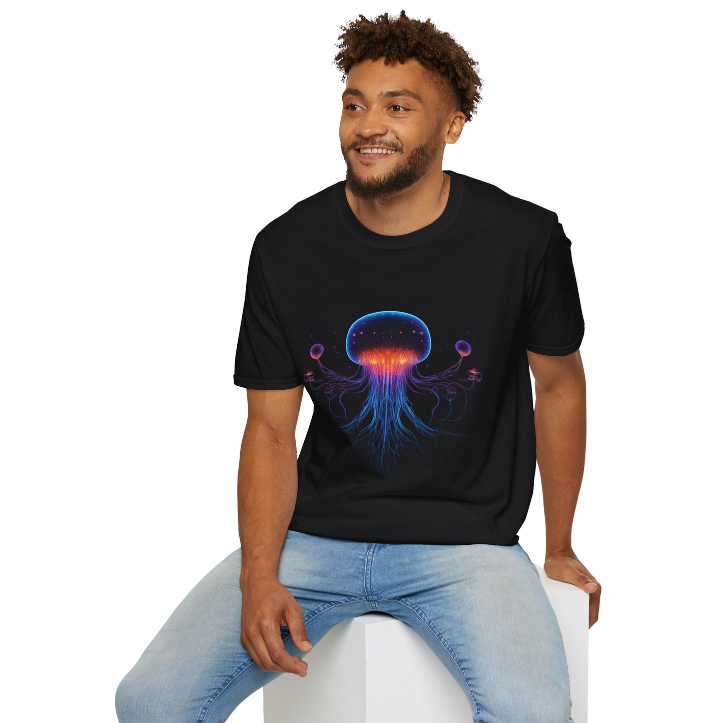 Psychedelic Glow Jellyfish T-Shirt