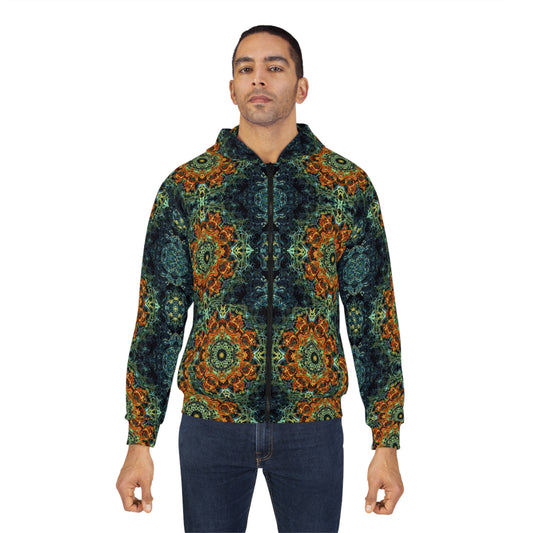 Mandala Fusion Zip-Up Hoodie