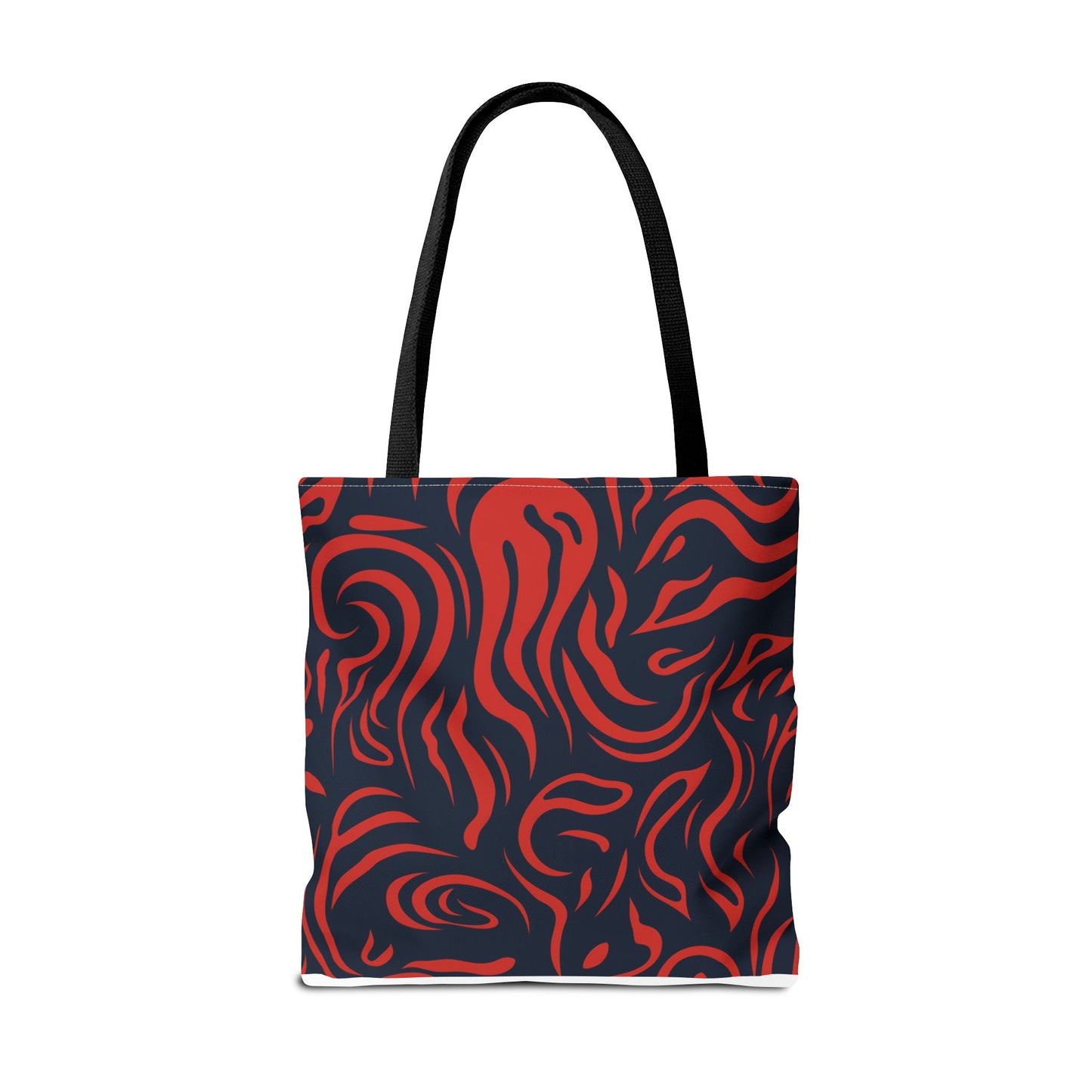 Fiery Abstract Art Tote Bag